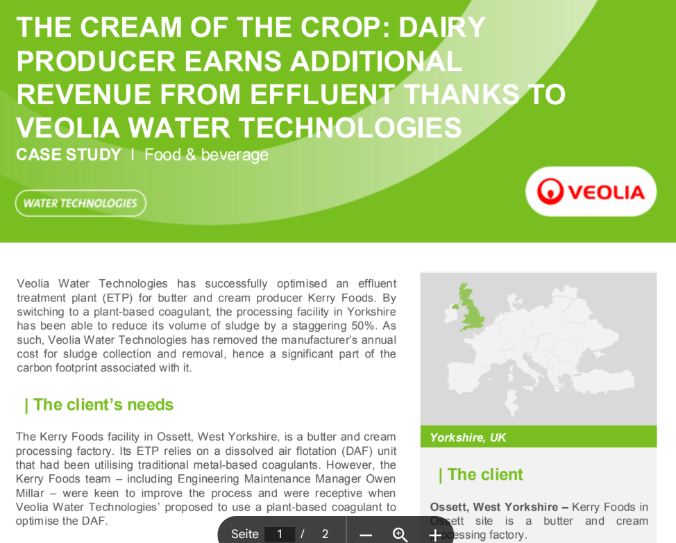 Jak Kerry Foods osiągnęło 75% redukcję ruchu transportowego i 50% redukcję osadów