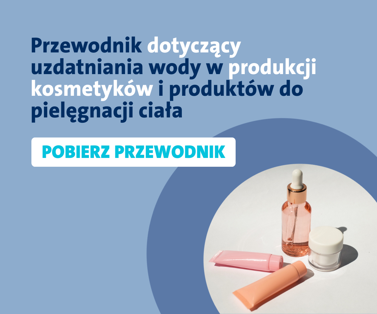 uzdatnianie wody w produkcji kosmetykow